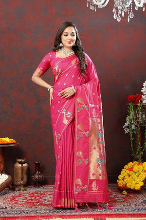Unveil Royalty with Paithani Silk Sarees