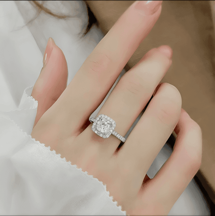 Premium Crystal Adjustable Silver Plated Ring For Women Ring - Priyangkrita by Freekart