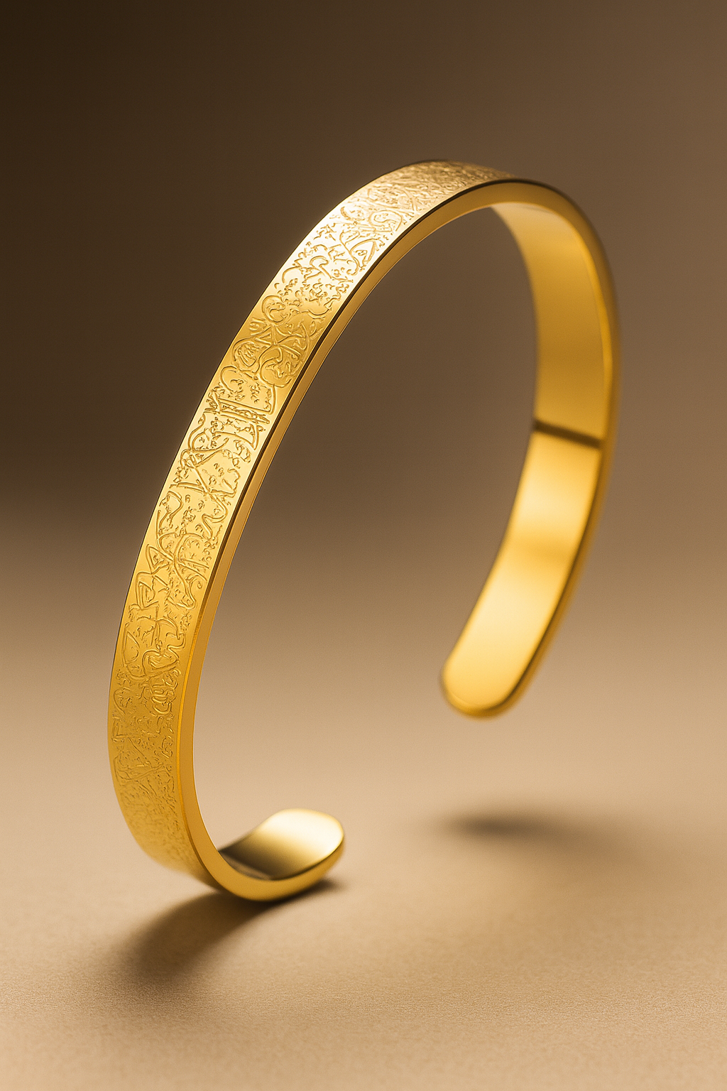 Eid Ayatal Kursi Bracelet for Men Muslim Religious Bracelet Gold plated