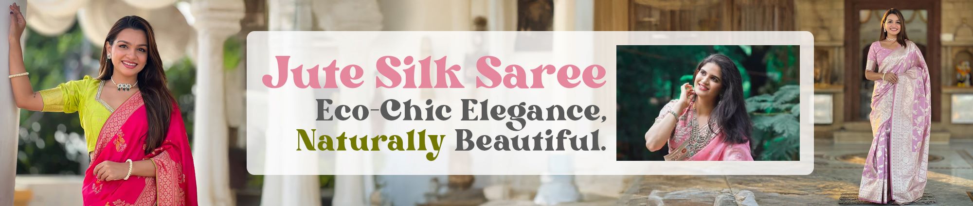 Jute Silk Saree