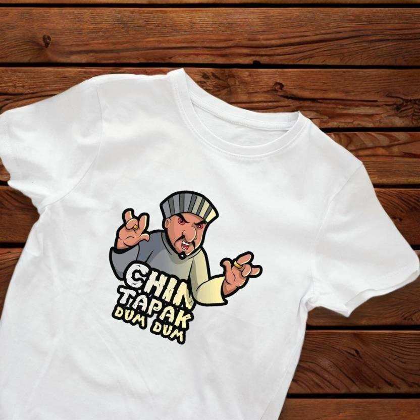 Men Printed Crew Neck Pure Cotton White T-Shirt - Priyangkrita by Freekart