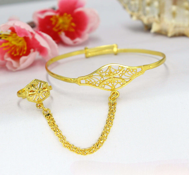 Premium Gold plated Bangals/Bracelet Kadli For Womens - Priyangkrita by Freekart