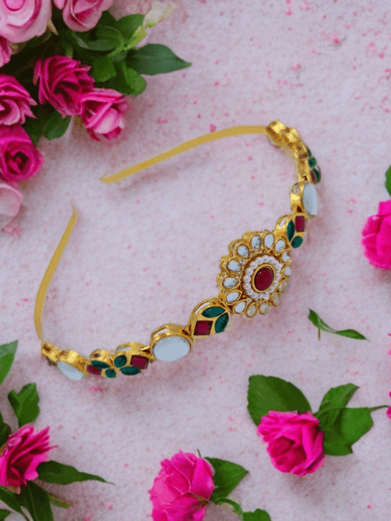 Trendy Hair band mathapatti for women and Girls - Priyangkrita by Freekart