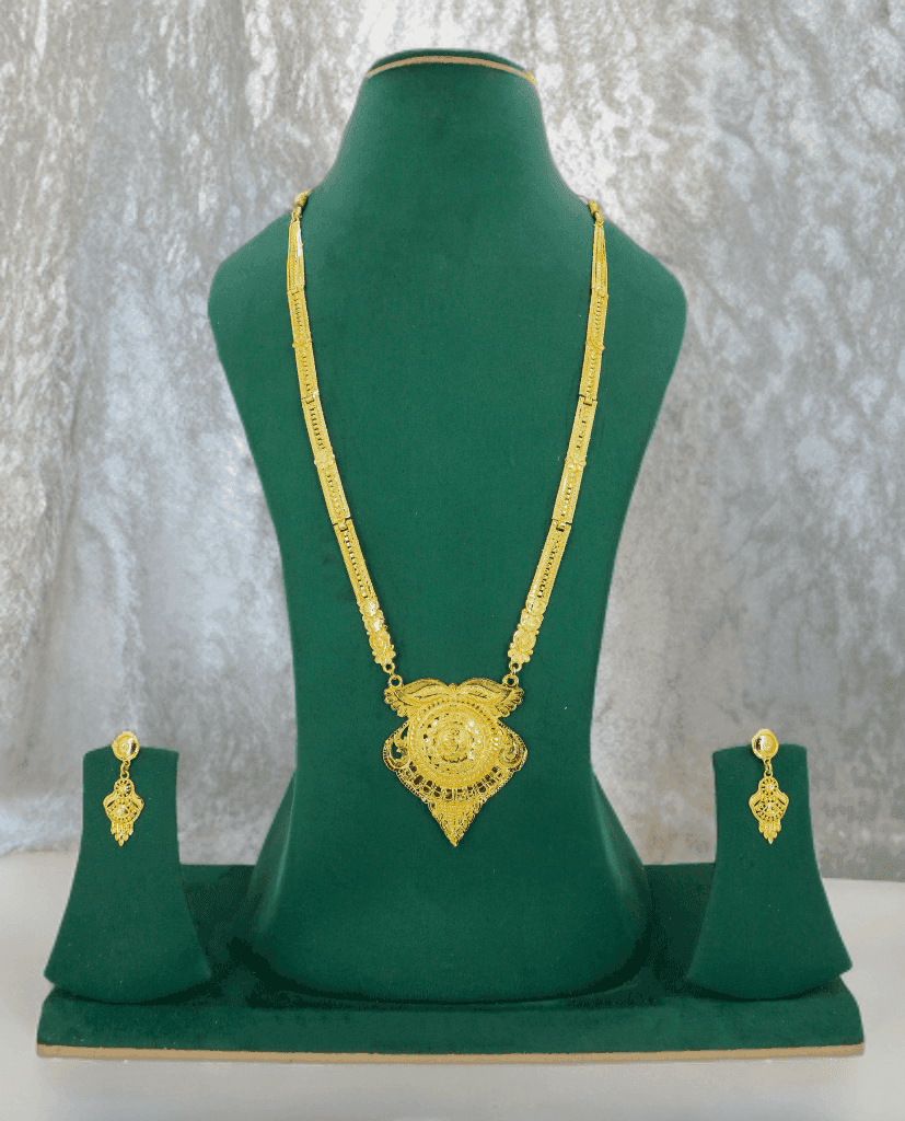 Premium Design Gold Plated Imitation Necklace Set for Women - Priyangkrita by Freekart