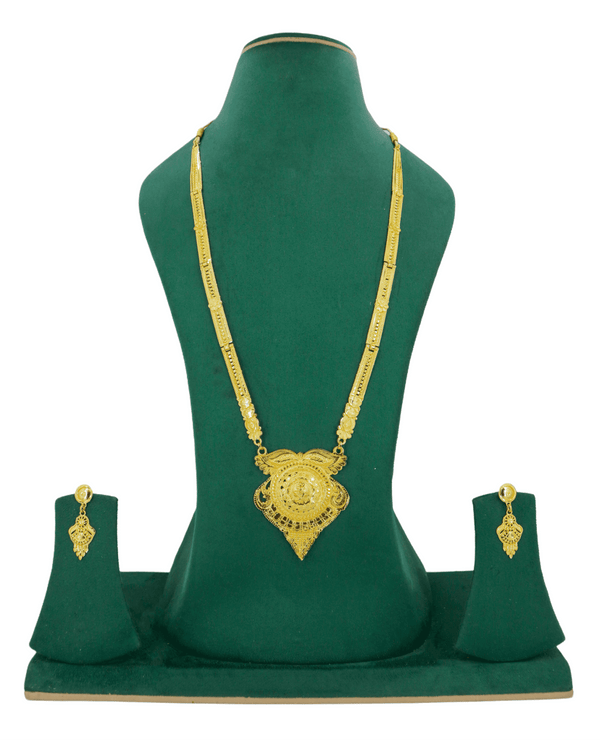 Premium Design Gold Plated Imitation Necklace Set for Women - Priyangkrita by Freekart