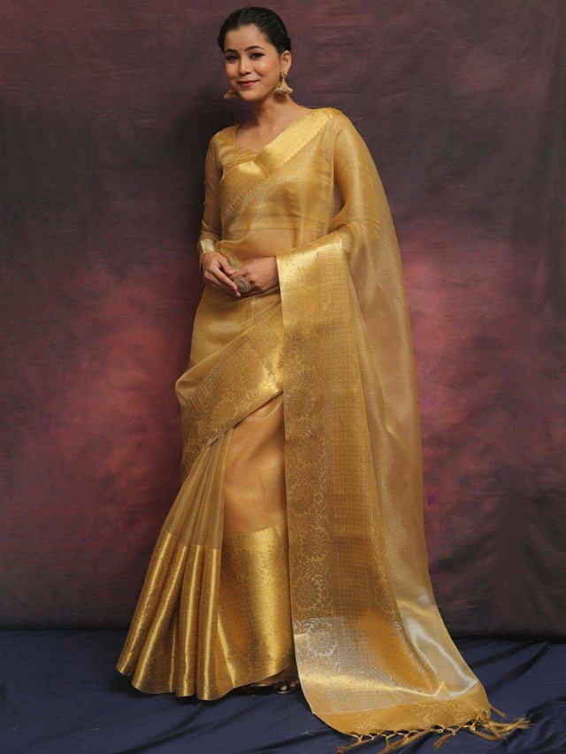 Priyangkrita Kota Banarasi Silk Saree - Priyangkrita by Freekart