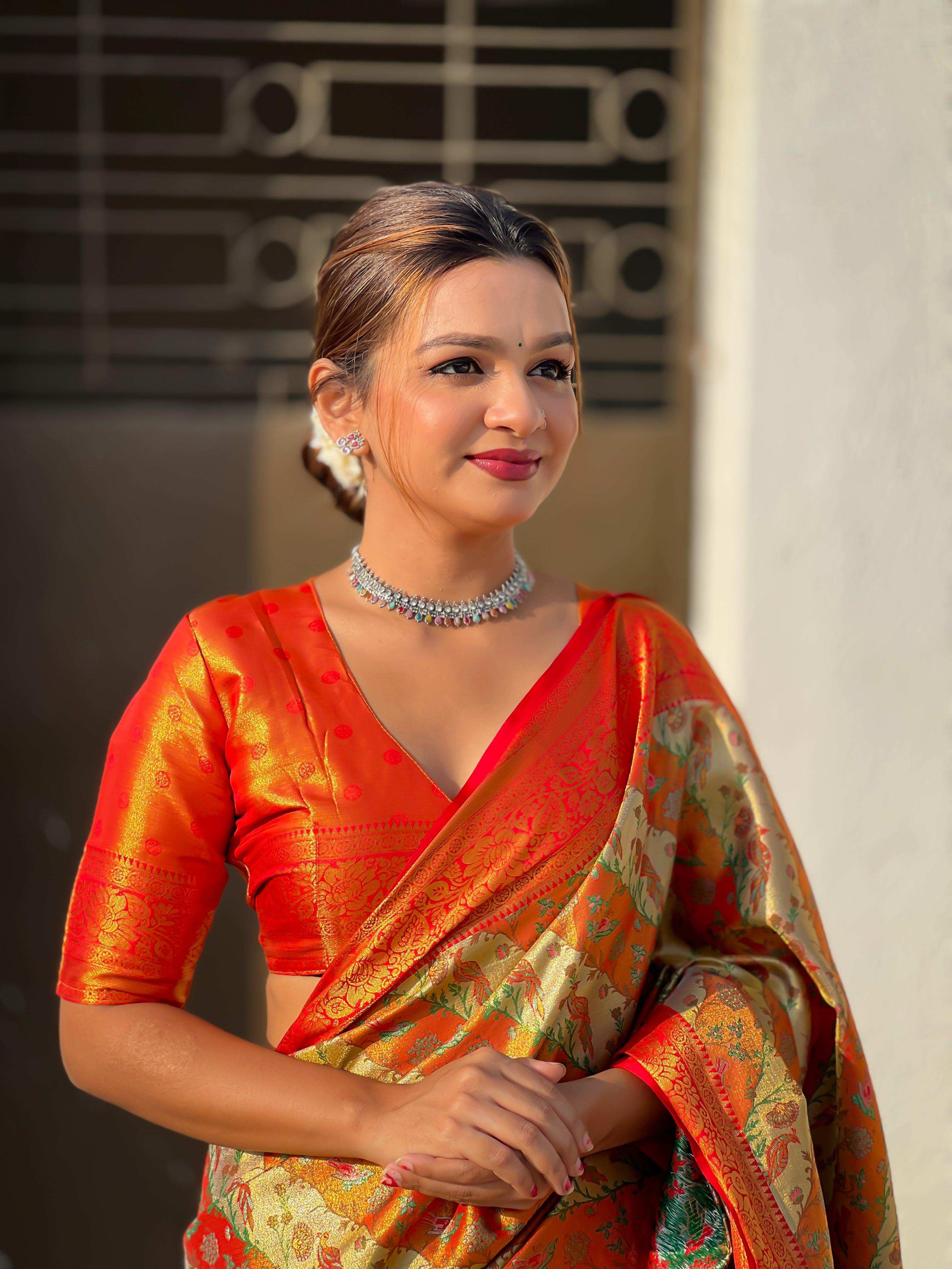 Priyangkrita Silk Festive Saree 1 - Priyangkrita by Freekart