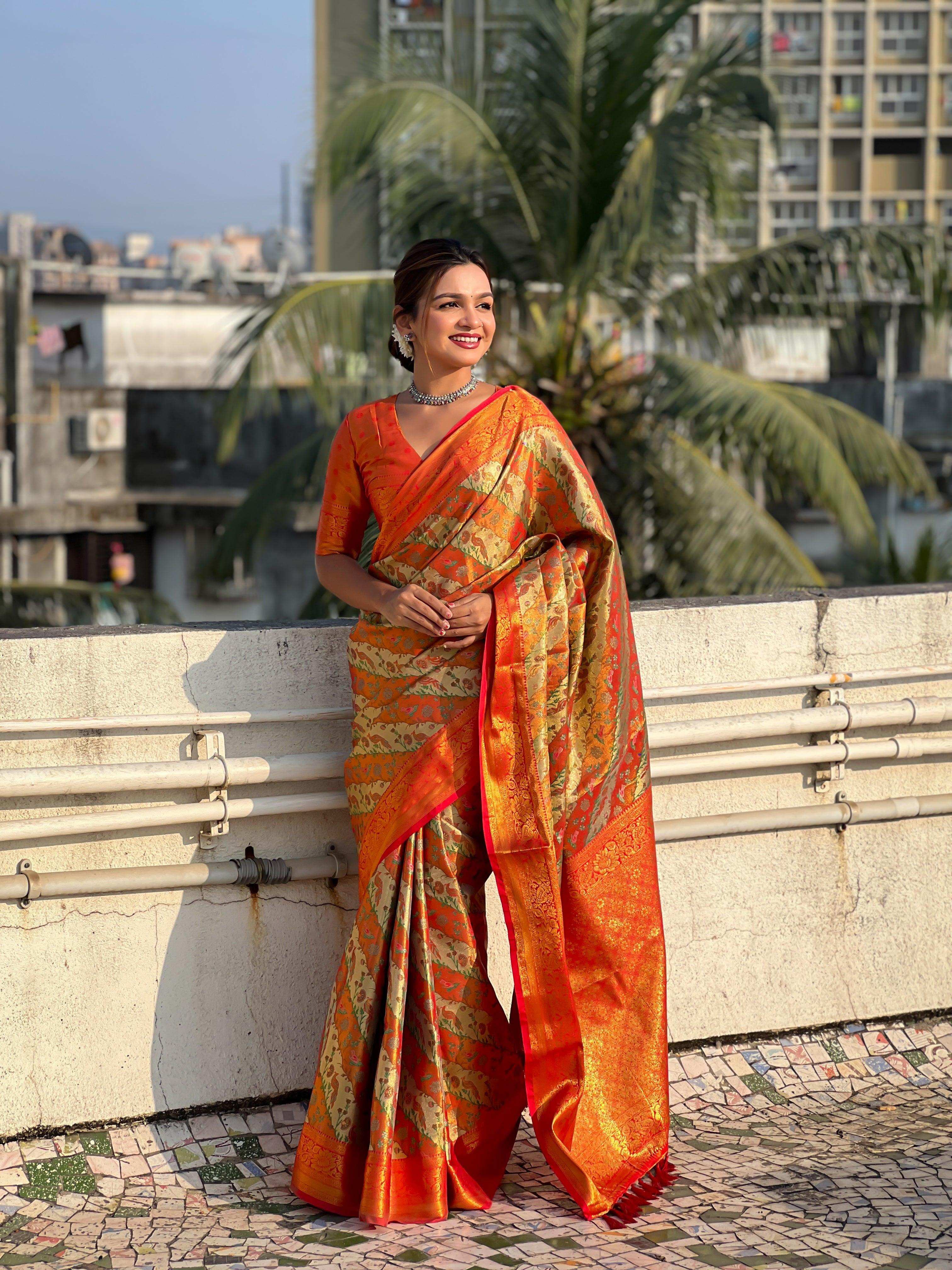 Priyangkrita Silk Festive Saree 1 - Priyangkrita by Freekart
