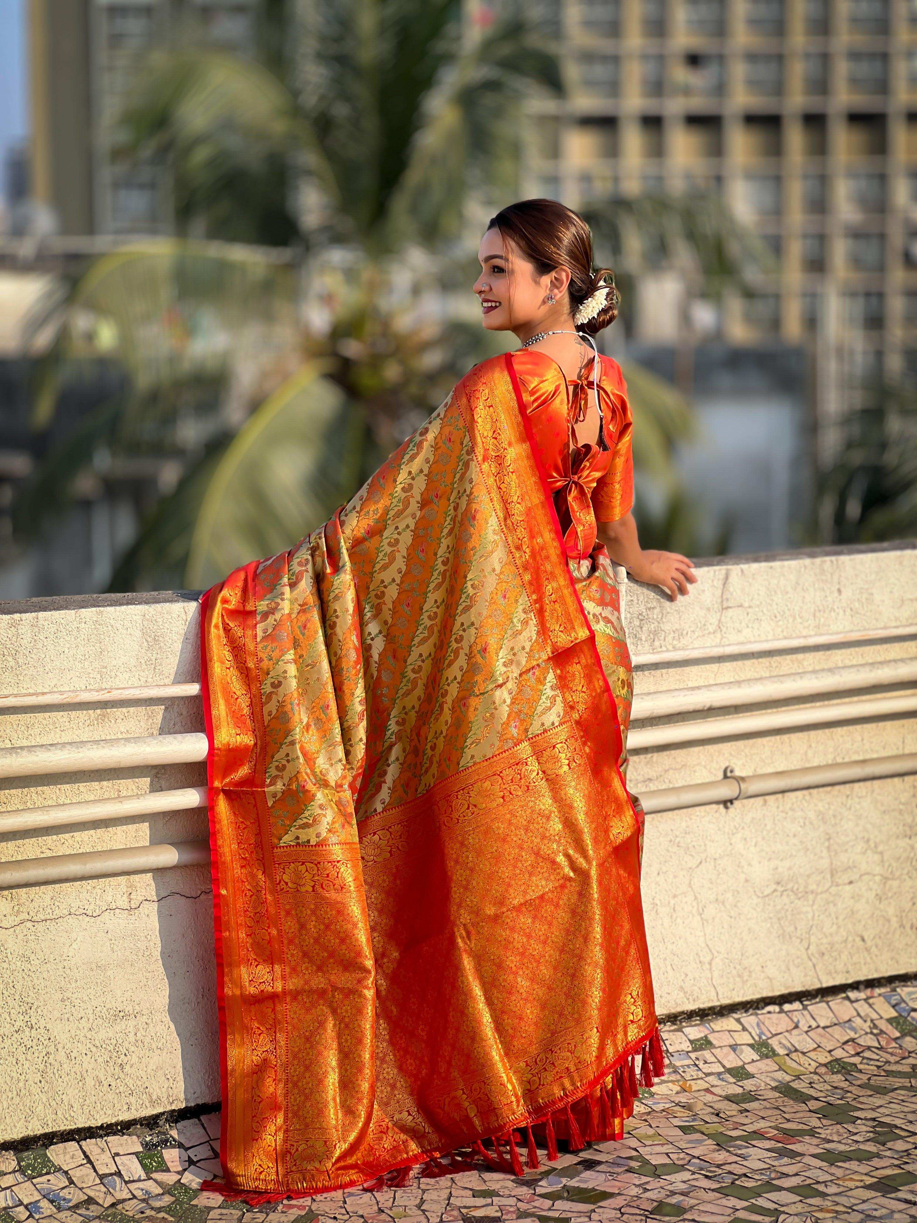 Priyangkrita Silk Festive Saree 1 - Priyangkrita by Freekart