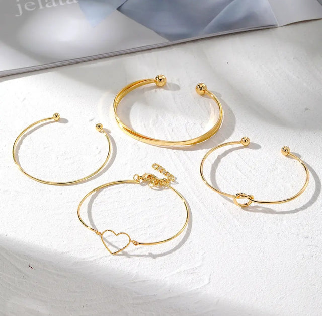 Korean premium bangle set of 4