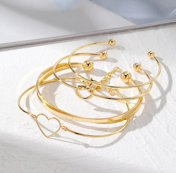 Korean premium bangle set of 4