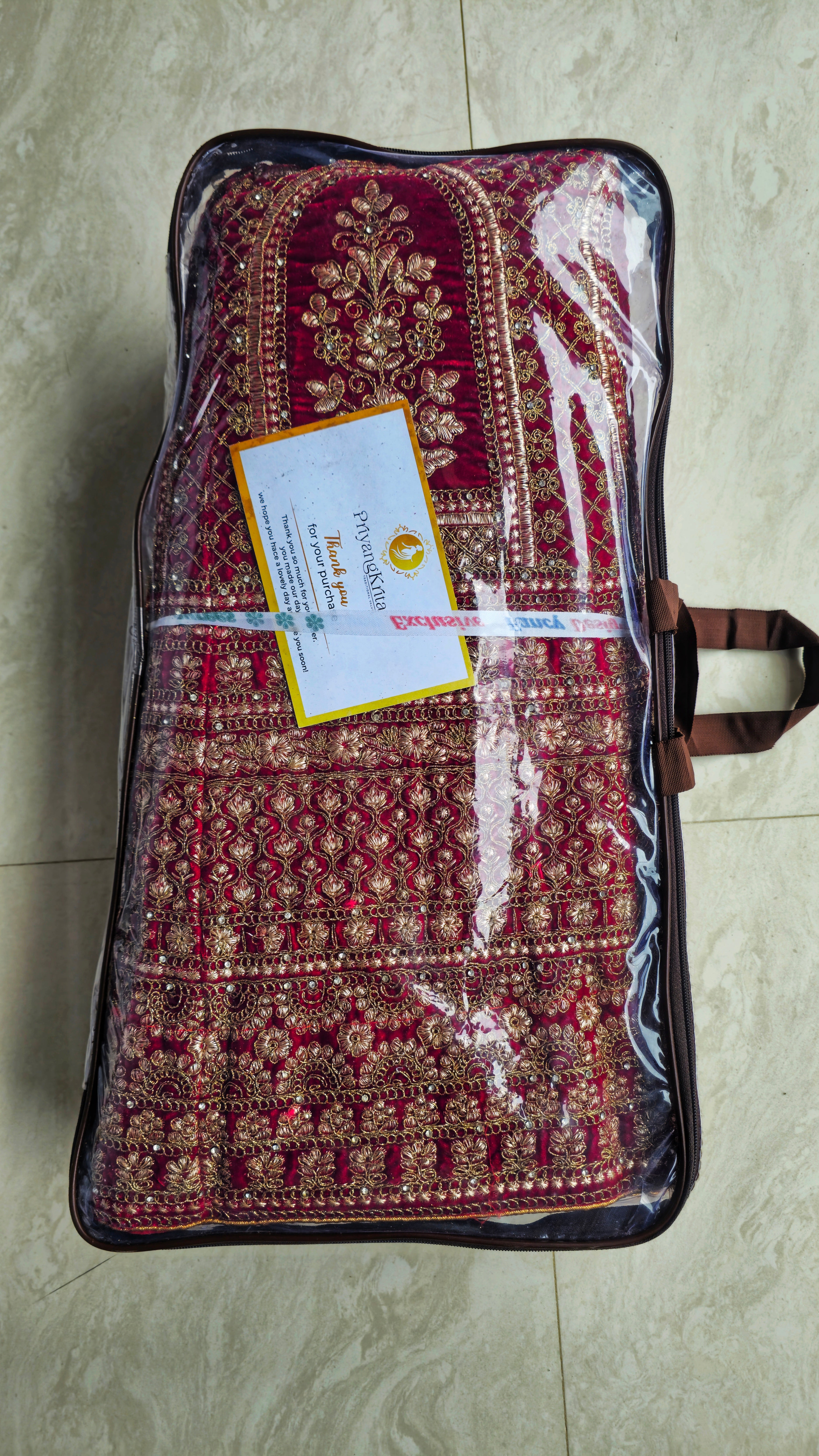 Premium velvet lahenga (semi stitched)