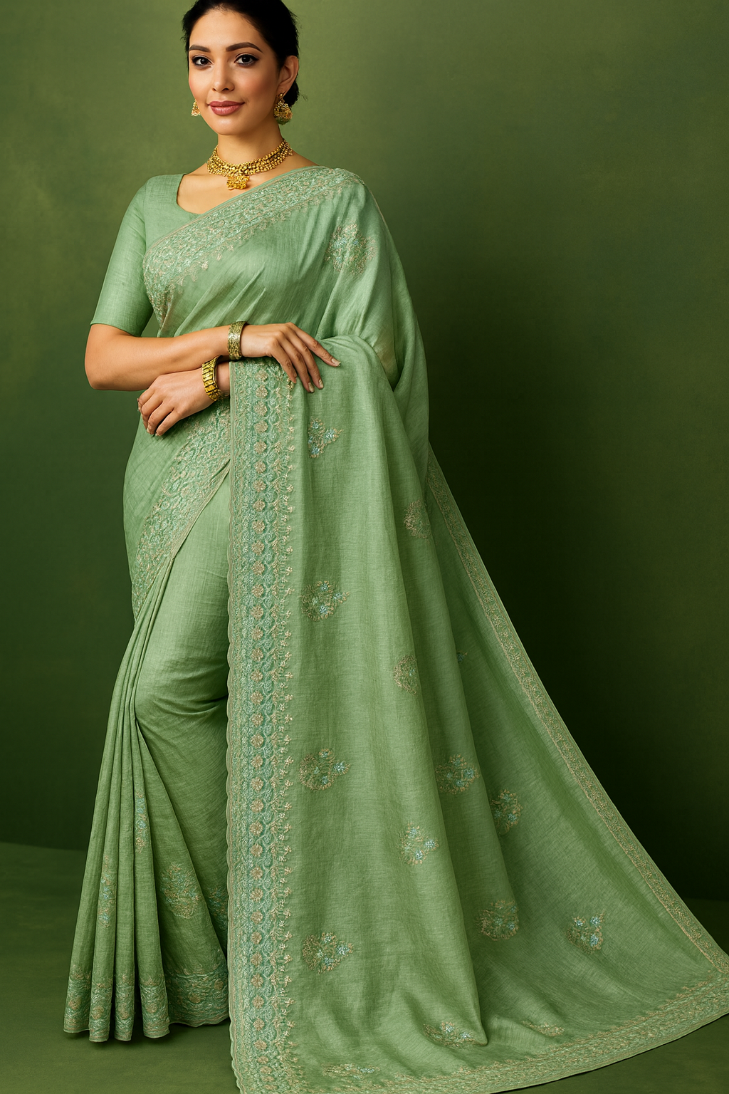 Premium Chiffon saree gorgeous looks