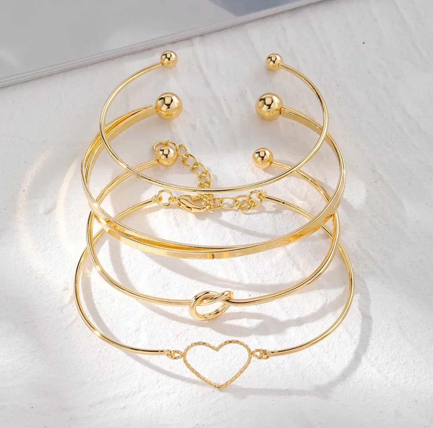 Korean premium bangle set of 4