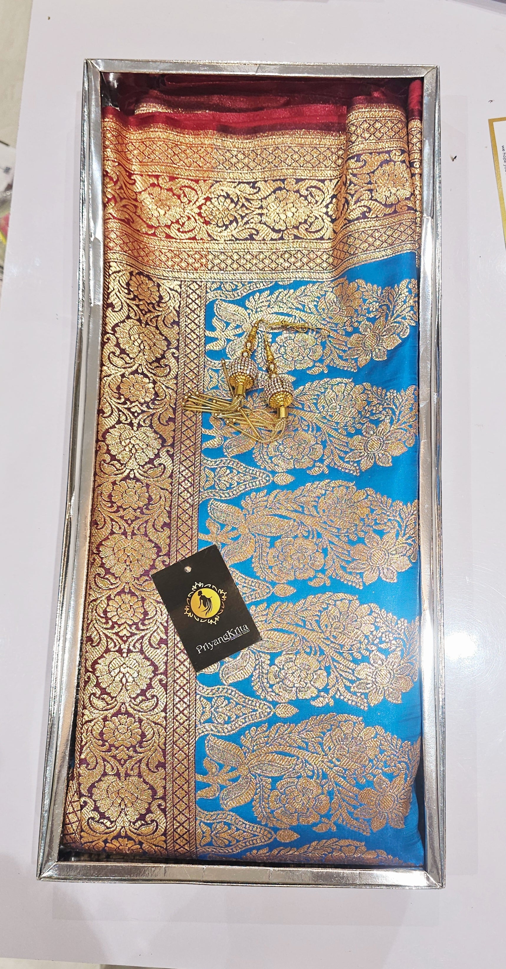 Pure katan Banarasi saree