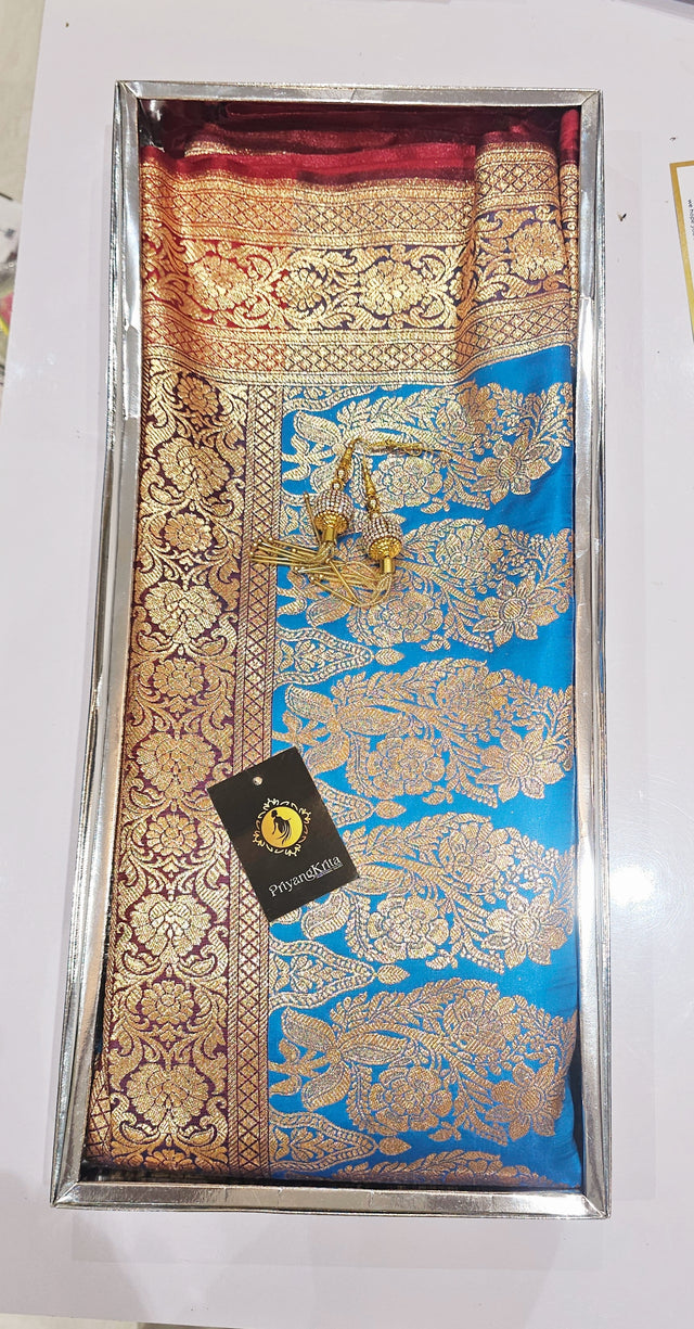 Pure katan Banarasi saree